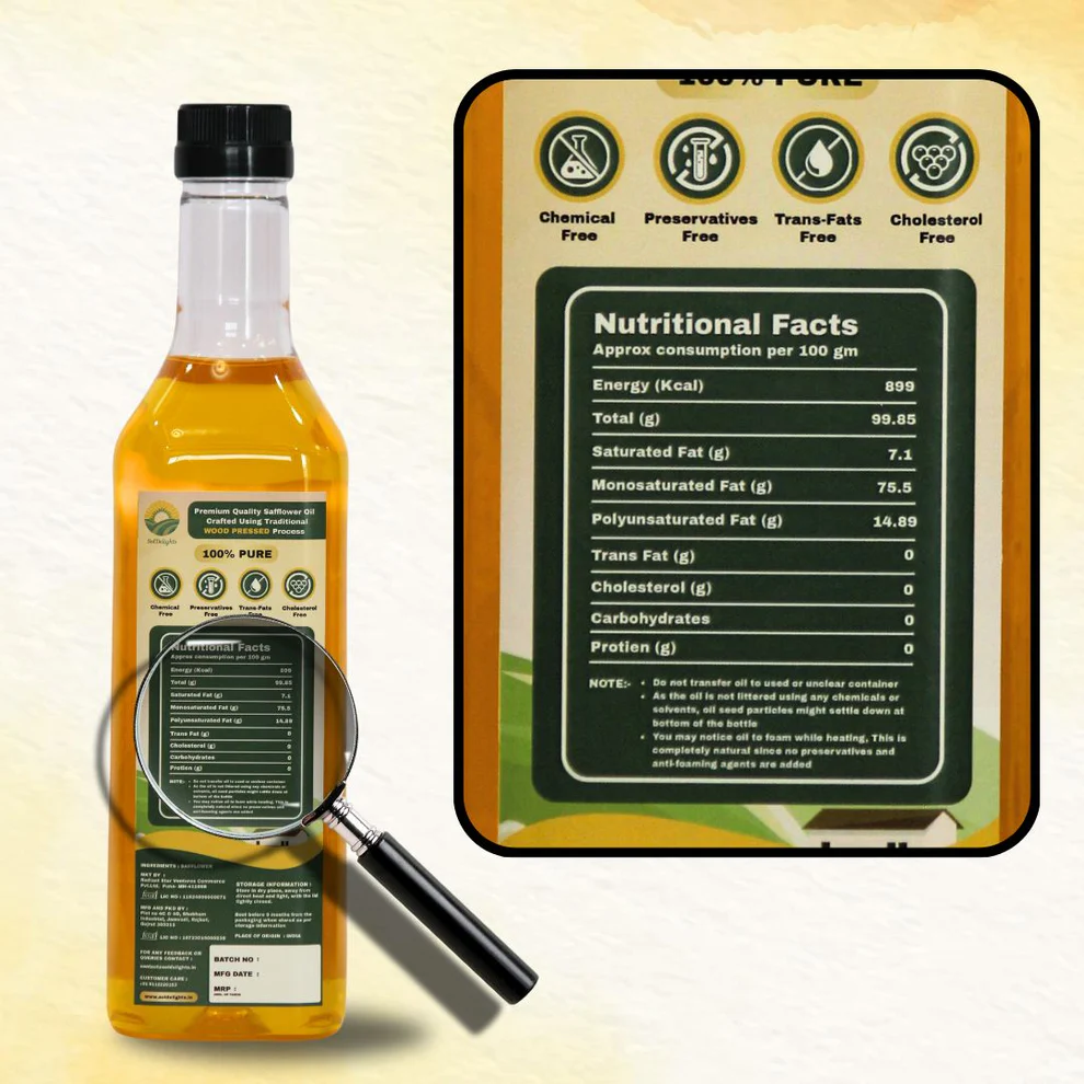 Safflower Oil Kardai Oil Woodpressed - Image 5