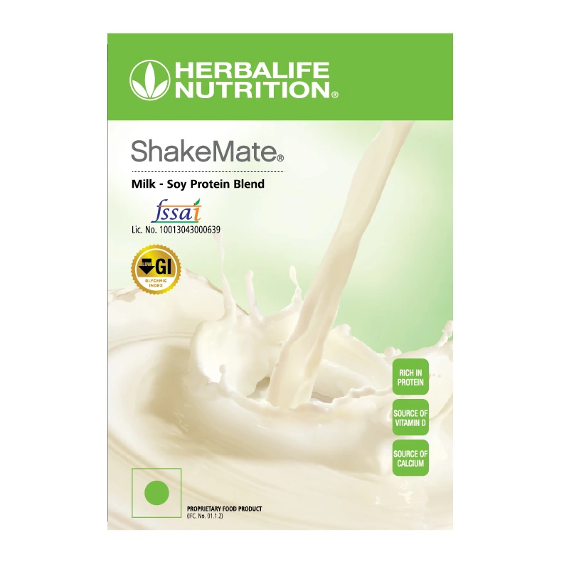Herballife Shake Mate New Milk Based Blend Plant-Based Protein - Image 3