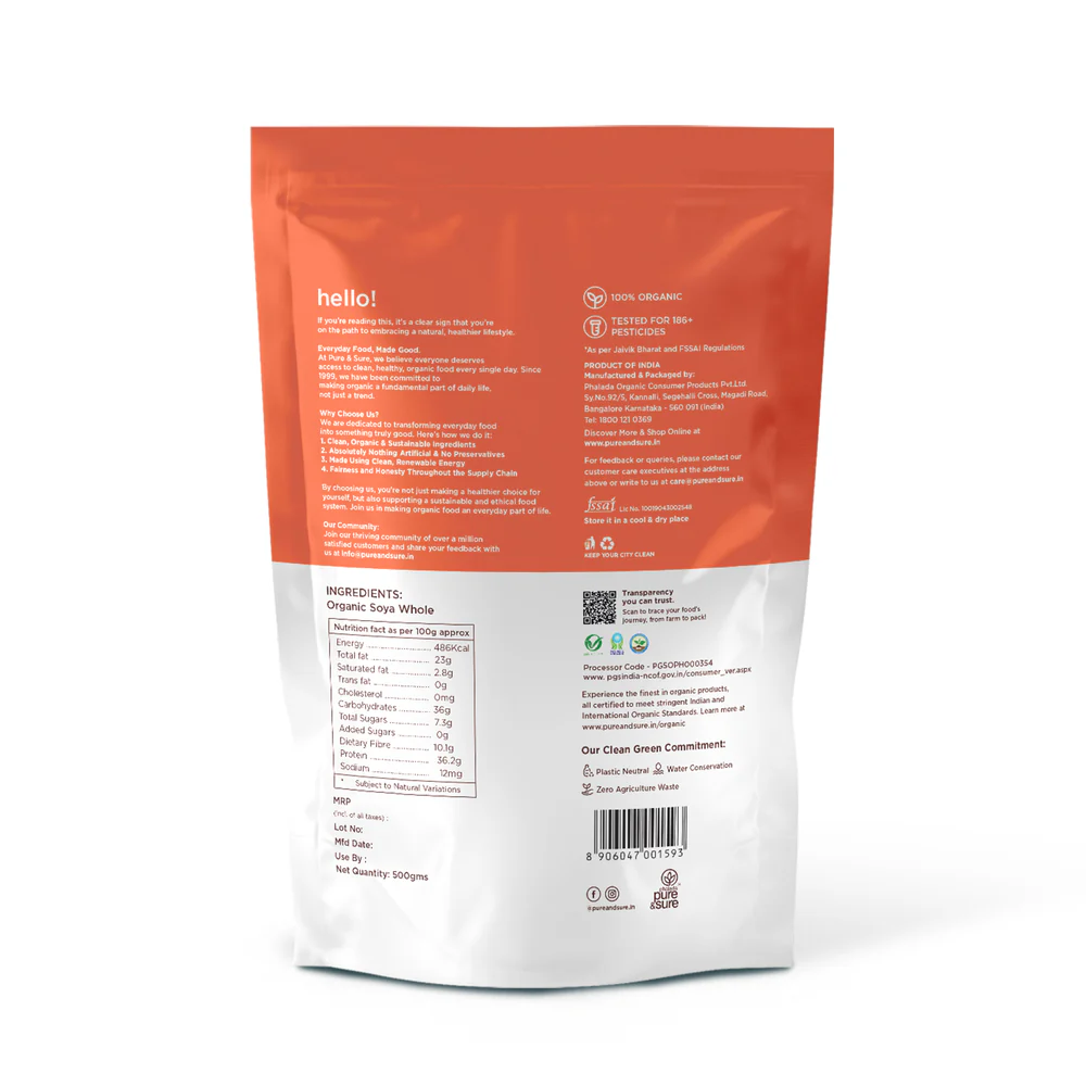 Phalada Pure Organic Soya Flour - Image 2