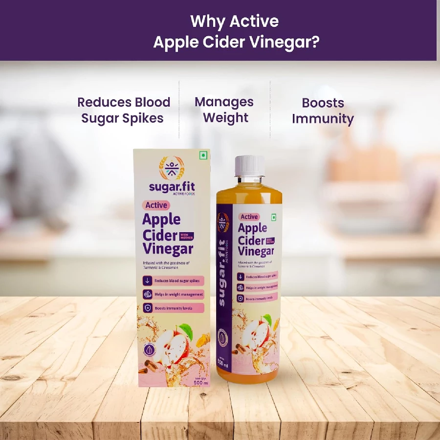 sugar.fit Active Apple Cider Vinegar - Image 4