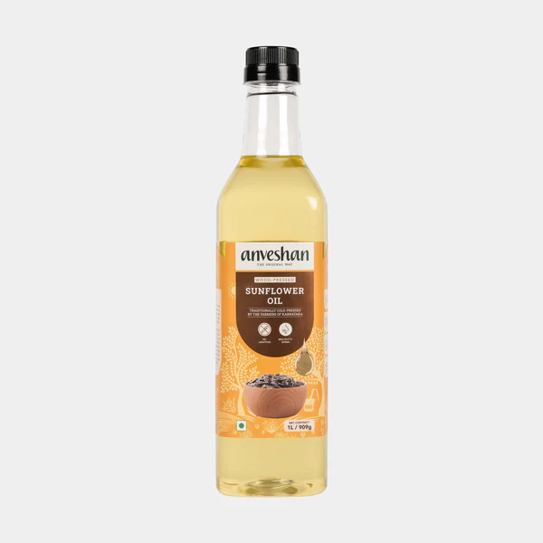 Anveshan Wood Cold Pressed Sunflower Cooking Oil - Heart-Healthy Good Fats - Image 22