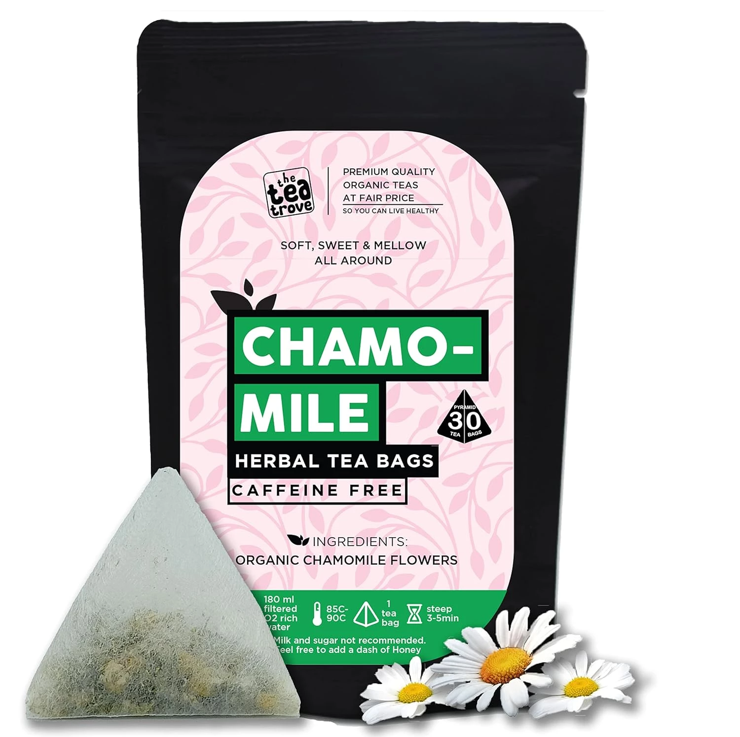 The Tea Trove Chamomile Tea Bags The Tea Trove Chamomile Tea Bags-Pack Size-30 Sachets