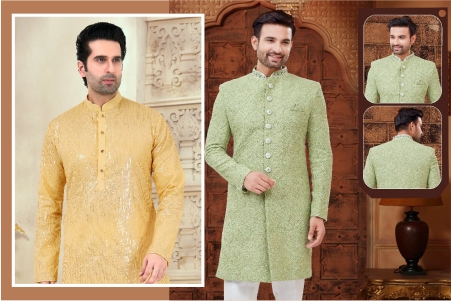 Elevate Your Diwali Look with Trending Men's Kurtas