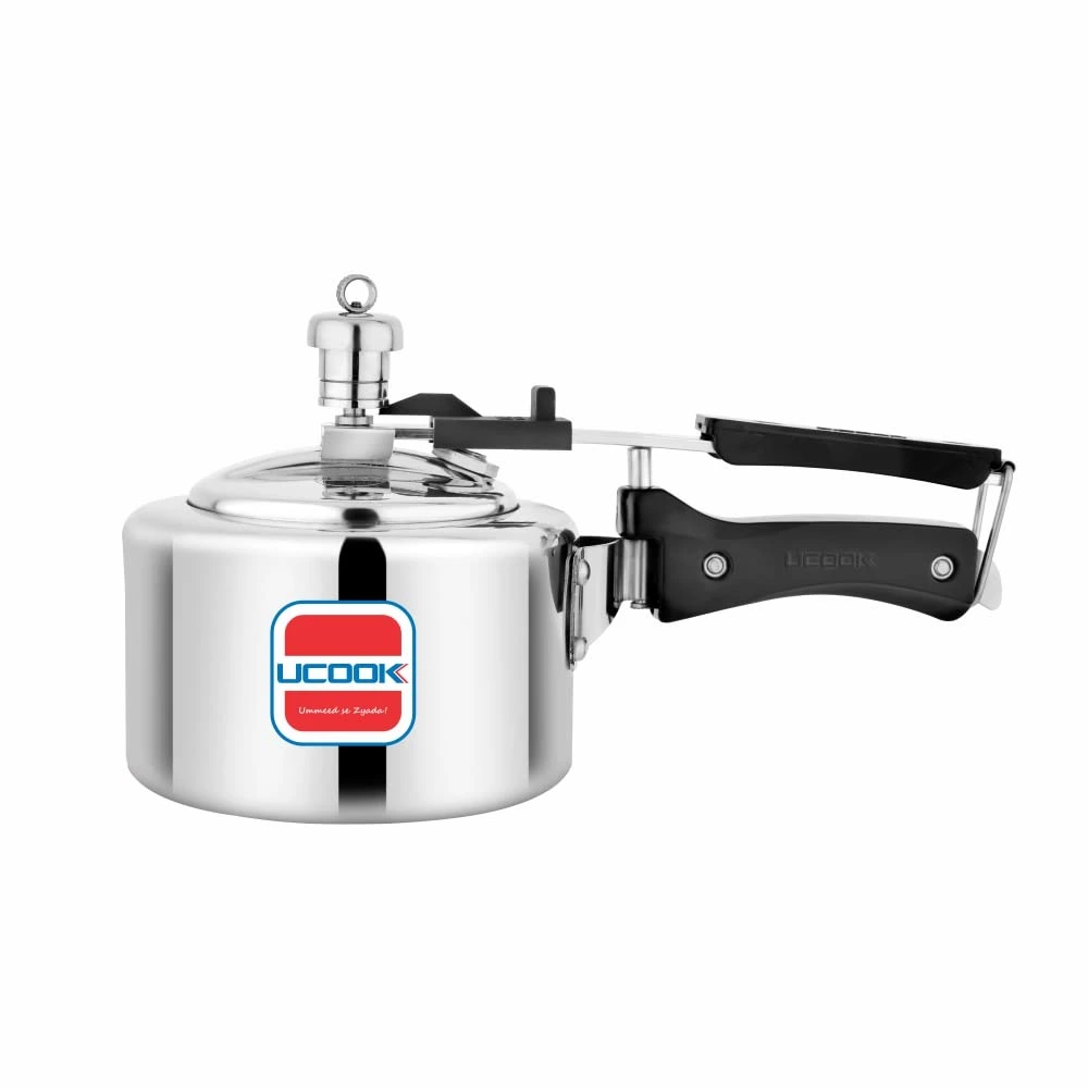 UCOOK Chhotu Induction Inner Lid Aluminium Pressure Cooker Silver
