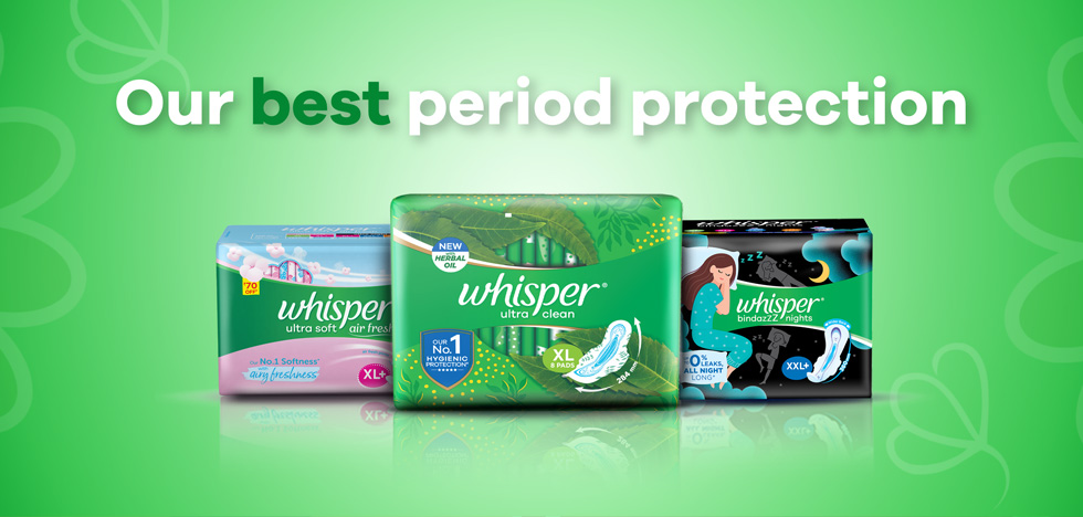 Whisper Sanitary Pads: Period Partner for Comfort