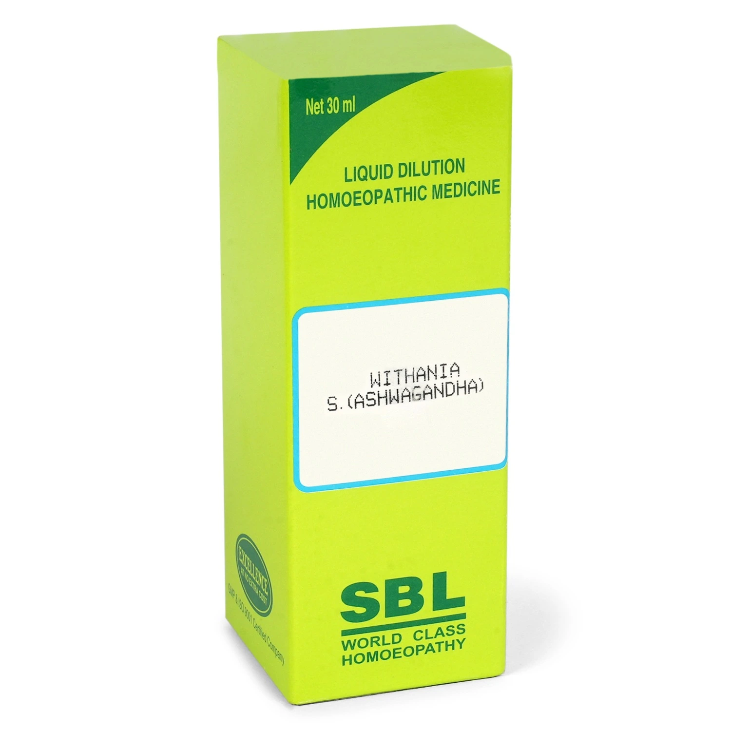 SBL Homeopathy Withania S (Ashwagandha) Dilution