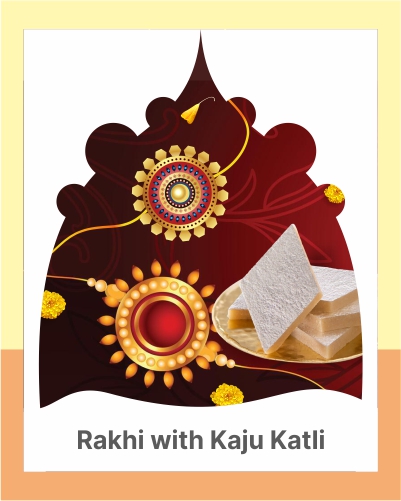 Rakhi with Kajukatli