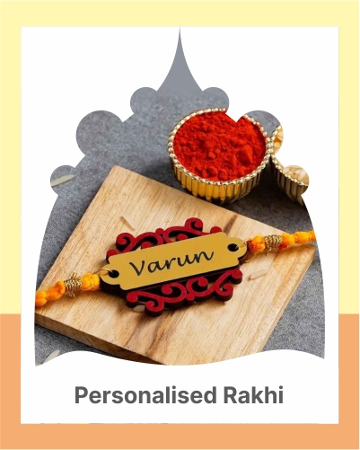 Rakhi with personalise