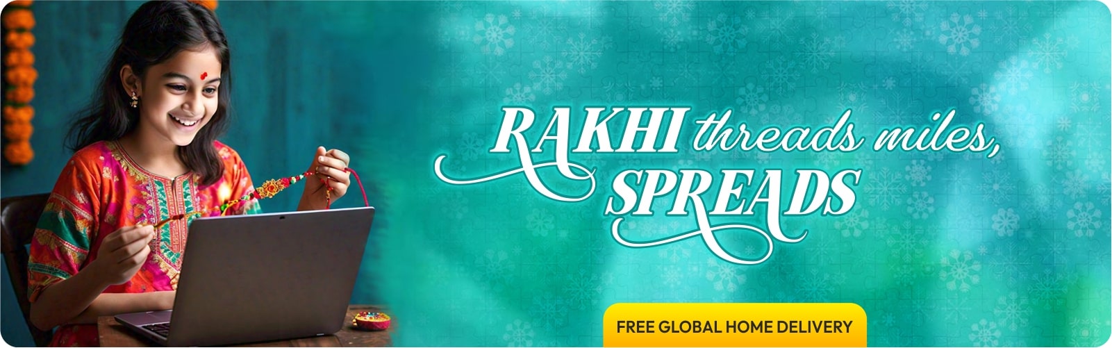 Rakhi Threds miles spreads