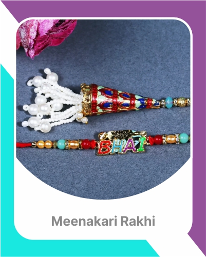 Meenakari Rakhi to Singapore